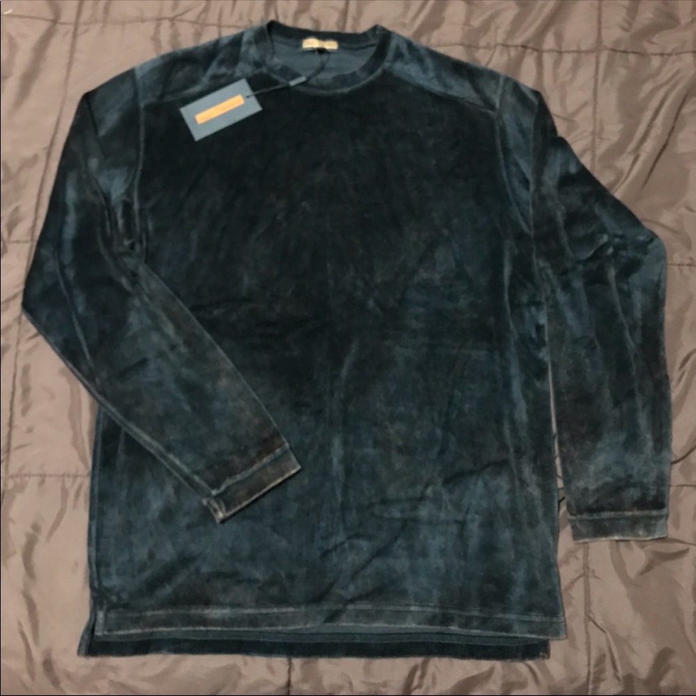 Lenor Romano Velour Men’s Sweater Shirt